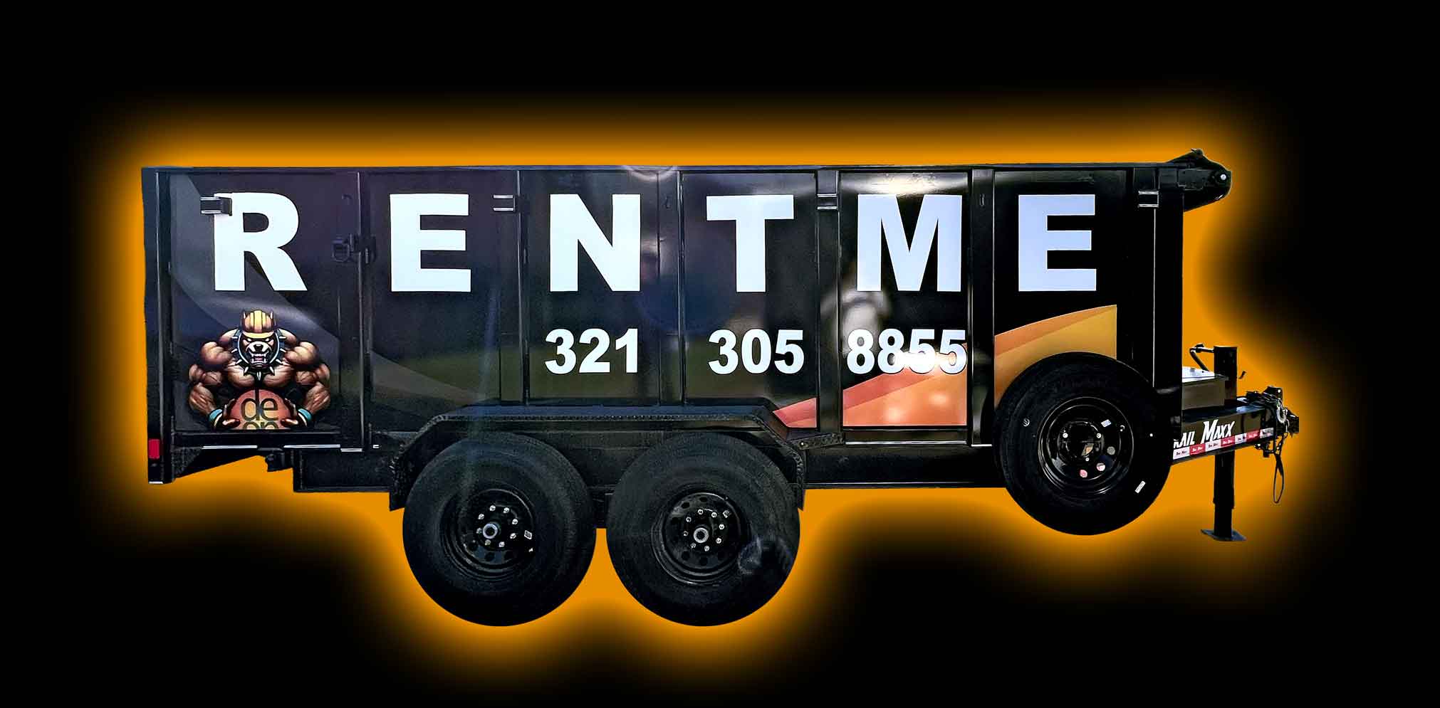 Dumpster rental Tampa truck from Deep Construction Services
